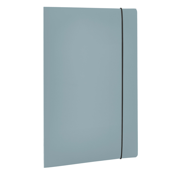 Cartella 3 lembi con elastico HOLOS - A4 - PP - azzurro - Fellowes Cartella 3 lembi con elastico HOLOS - A4 - PP - azzurro - Fellowes