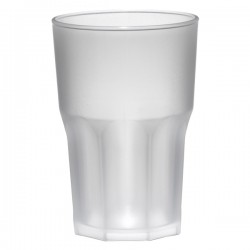 Bicchiere Granity - 400 ml - PP - satinato - Leone - conf. 5 pezzi