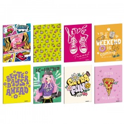 Maxiquaderno Teen Girl - A4 - 5mm c/margine - 20+1 fogli - 80 gr - Blasetti