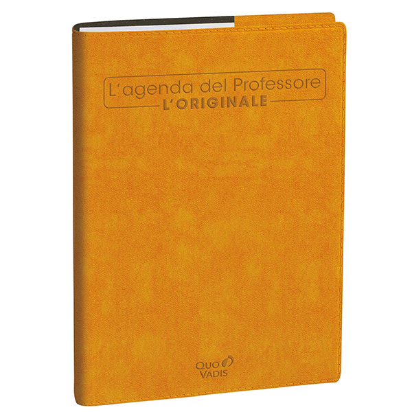 Agenda del Professore 2027 - copertina Roma - 21 x 27 cm - giallo zafferano - Quo Vadis Agenda del Professore 2027 - copertina Roma - 21 x 27 cm - giallo zafferano - Quo Vadis