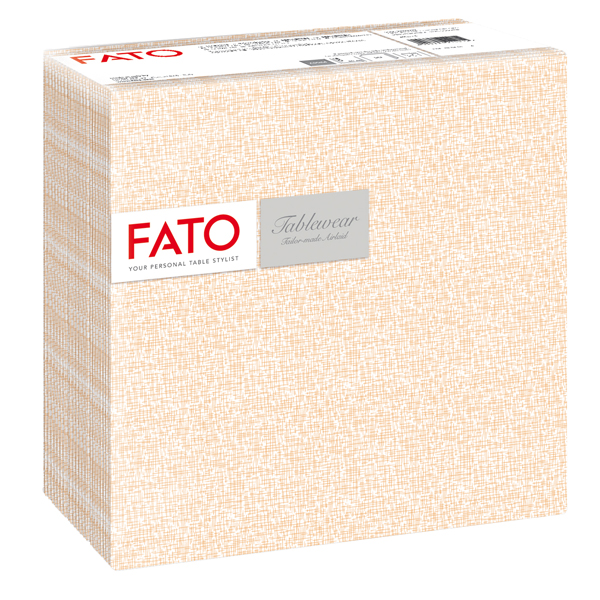 Tovagliolo linea AirLaid - carta - 40 x 40 cm - zucca - Fato - conf. 50 pezzi