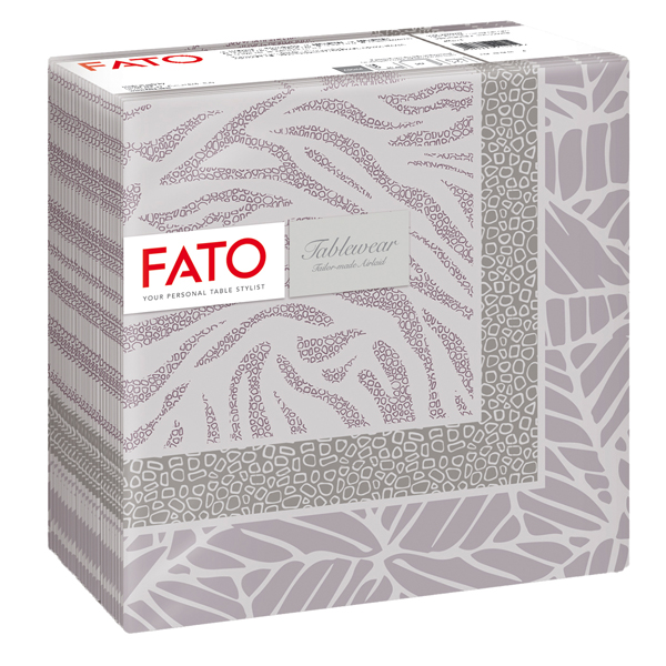 Tovagliolo linea AirLaid - carta - 40 x 40 cm - polvere - Fato - conf. 50 pezzi