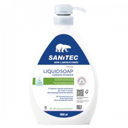 Sapone liquido Green Power - dispenser 1 L - floreale - Sanitec