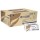 Asciugamani piegati a Z EcoNatural - 2 veli - 20,5 gr - 23,5 x 21,5 cm - goffratura corda - avana - Lucart - conf. 220 pezzi