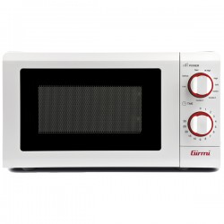 Forno a microonde - con cottura combinata - 20 L - bianco/rosso - Girmi