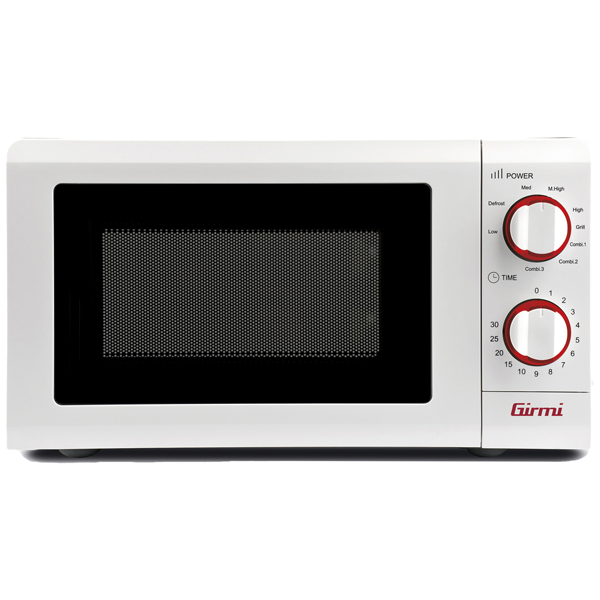 Forno a microonde - con cottura combinata - 20 L - bianco/rosso - Girmi