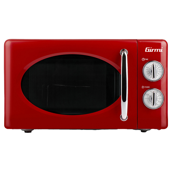 Forno a microonde vintage - con cottura combinata - 20 L - rosso - Girmi