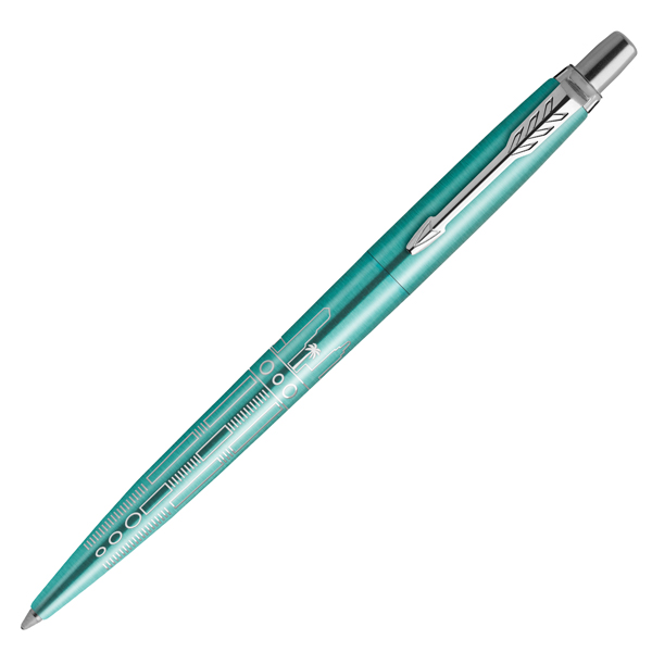 Penna sfera Jotter - Global Icon Miami - punta M - fusto turchese - Parker Penna sfera Jotter - Global Icon Miami - punta M - fusto turchese - Parker