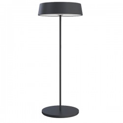 Lampada da tavolo 901 - c/aggancio magnetico - 10 x 30 cm - alluminio - nero - Palmina