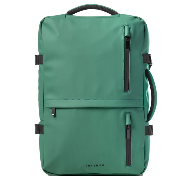 Zaino Travel Backpack Drop2Go - 30 x 15 x 45 cm - gomma - verde - In Tempo