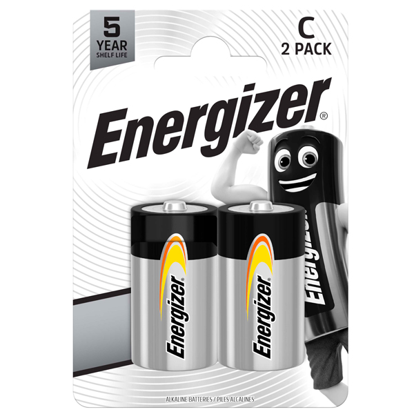 Pila mezzatorcia - C - LR14 - Everyday - alcalina - Energizer - blister 2 pezzi Pila mezzatorcia - C - LR14 - Everyday - alcalina - Energizer - blister 2 pezzi