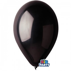 Palloncino - diametro 30 cm - lattice - nero - conf. 10 pezzi