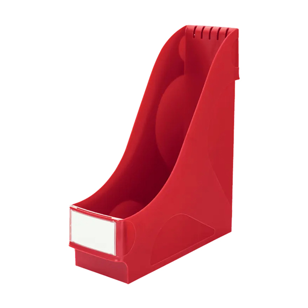 Portariviste ad alta capacità - PS - rosso - 32 x 29cm - dorso 9,5cm - Leitz Portariviste ad alta capacità - PS - rosso - 32 x 29cm - dorso 9,5cm - Leitz