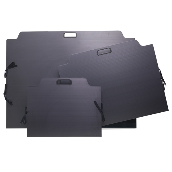 Cartella portadisegni - con maniglia - 35 x 50 cm - nero - Colorosa