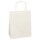 Shopper Twisted - maniglie cordino - 14 x 9 x 21 cm - carta kraft - bianco - Mainetti Bags - conf. 25 pezzi