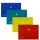 Busta con bottone - PP - 19 x 14 cm - colori assortiti - Plastibor