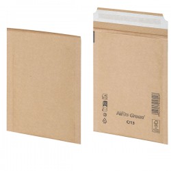 Busta imbottita AirPro Green - 17 x 21,5 cm - carta - avana - Bong Packaging - conf. 100 pezzi