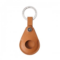Portachiavi per Smart Tracker - pelle Saffiano - marrone - Cross