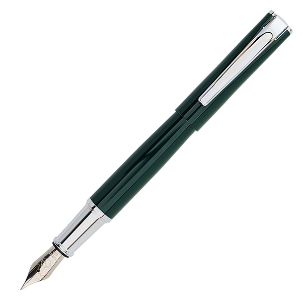 Penna Stilografica Impressa - punta M - verde - Monteverde
