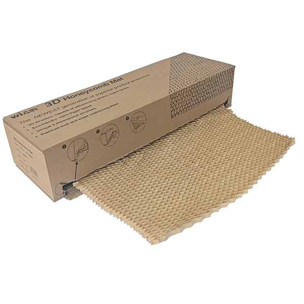 Dispenser in carta alveolare - 55 cm x 30 m - avana - Methodo Dispenser in carta alveolare - 55 cm x 30 m - avana - Methodo