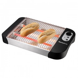 Bistecchiera elettrica BURGERONE 34 - con piastre removibili - 44.1 x 18.9 x 38 cm - 1800 W - nero - Melchioni family
