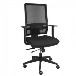 Seduta operativa Horna - con braccioli - tessuto - nero - Piqueras y Crespo