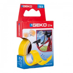 Nastro adesivo telato Tex - 19 mm x 2,7 m - giallo - Geko