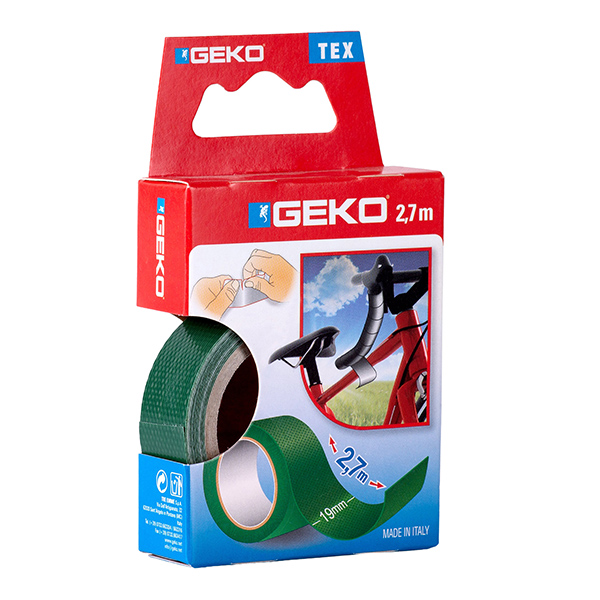 Nastro adesivo telato Tex - 19 mm x 2,7 m - verde - Geko Nastro adesivo telato Tex - 19 mm x 2,7 m - verde - Geko
