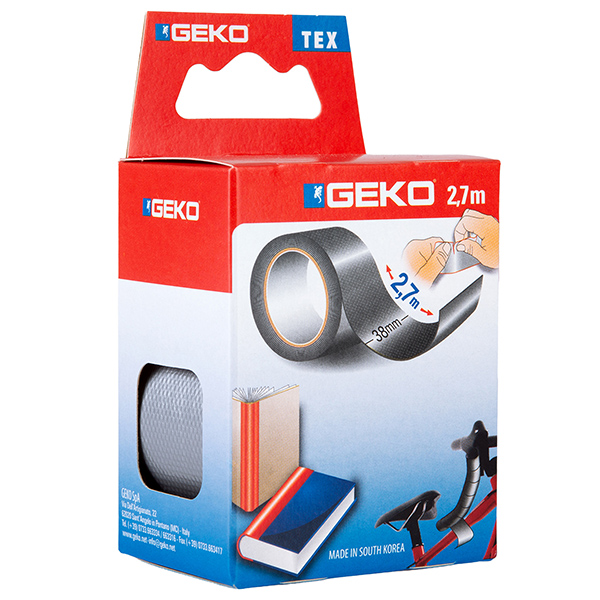 Nastro adesivo telato Tex - 38 mm x 2,7 m - grigio - Geko Nastro adesivo telato Tex - 38 mm x 2,7 m - grigio - Geko