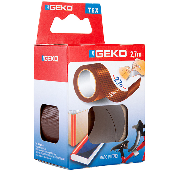 Nastro adesivo telato Tex - 38 mm x 2,7 m - marrone - Geko Nastro adesivo telato Tex - 38 mm x 2,7 m - marrone - Geko