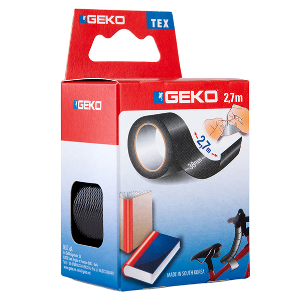 Nastro adesivo telato Tex - 38 mm x 2,7 m - nero - Geko Nastro adesivo telato Tex - 38 mm x 2,7 m - nero - Geko