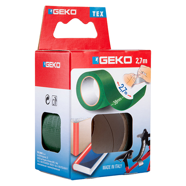 Nastro adesivo telato Tex - 38 mm x 2,7 m - verde - Geko Nastro adesivo telato Tex - 38 mm x 2,7 m - verde - Geko