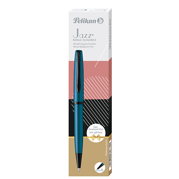 Penna sfera Jazz Noble Elegance - punta M - aquamarin - Pelikan Penna sfera Jazz Noble Elegance - punta M - aquamarin - Pelikan