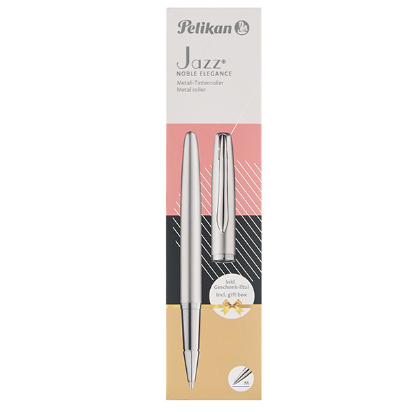 Roller Jazz Noble Elegance - punta M - silver - Pelikan Roller Jazz Noble Elegance - punta M - silver - Pelikan
