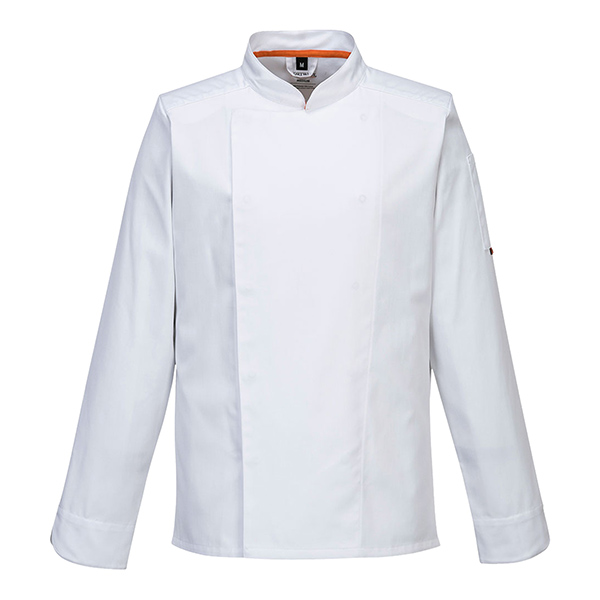 Giacca cuoco MeshAir Pro - maniche lunghe - taglia M - bianco - Portwest Giacca cuoco MeshAir Pro - maniche lunghe - taglia M - bianco - Portwest