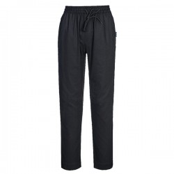 Pantaloni cuoco MeshAir Pro - taglia XXL - nero - Portwest