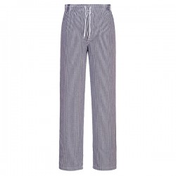 Pantaloni cuoco Bromley - taglia XXL - quadretti neri - Portwest