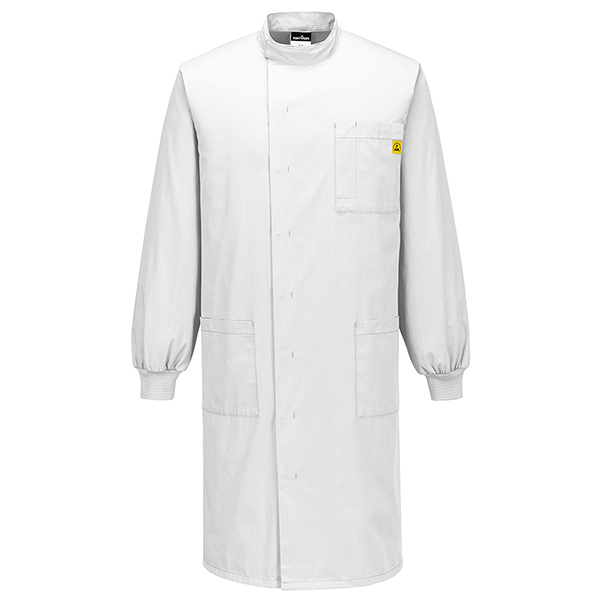 Camice da laboratorio Howie - antistatico - taglia XL - bianco - Portwest Camice da laboratorio Howie - antistatico - taglia XL - bianco - Portwest