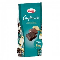 Cioccolatini Complimets assortiti - busta 1 kg - Zaini - conf. 260 pezzi