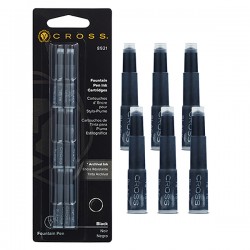 Cartucce inchiostro - nero - Cross  - conf. 6 pezzi