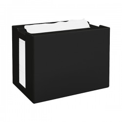 Dispenser antibatterico - per tovaglioli interfogliati - nero – Papernet