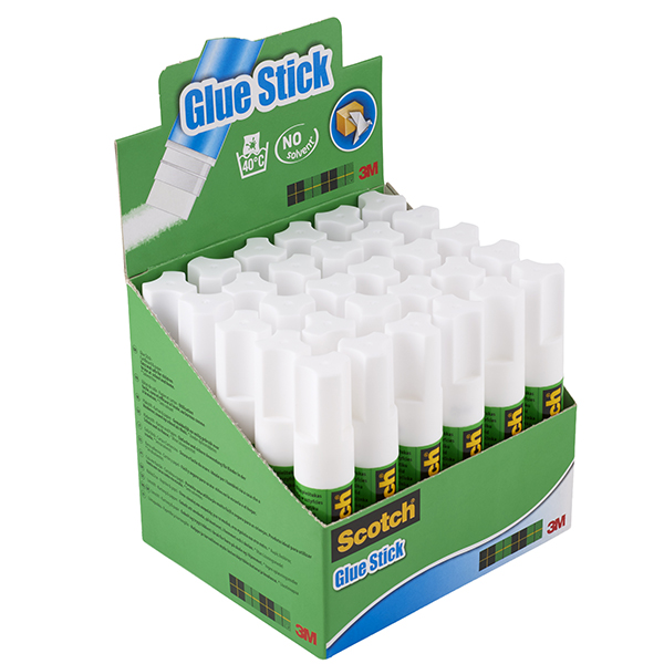 Colla stick - permanente - 8 gr - Scotch - Espositore 30 pezzi Colla stick - permanente - 8 gr - Scotch - Espositore 30 pezzi