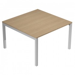 Tavolo riunioni Agorà - 120 x 120 x 74,4 cm - rovere
