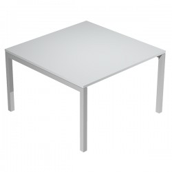 Tavolo riunioni Agorà - 120 x 120 x 74,4 cm - bianco