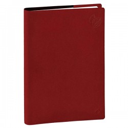 Agenda settimanale Presidente Eco Eunoia - 21 x 27 cm - bordeaux - Quo Vadis