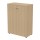 Armadio modulare - a 2 ante medio - 90 x 44 x 123 cm - rovere