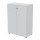 Armadio modulare - a 2 ante medio - 90 x 44 x 123 cm - grigio
