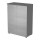 Armadio modulare - a 2 ante vetro - 90 x 44 x 123 cm - antracite