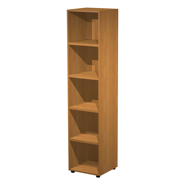 Armadio modulare - a giorno - 45 x 44 x 200 cm - noce chiaro