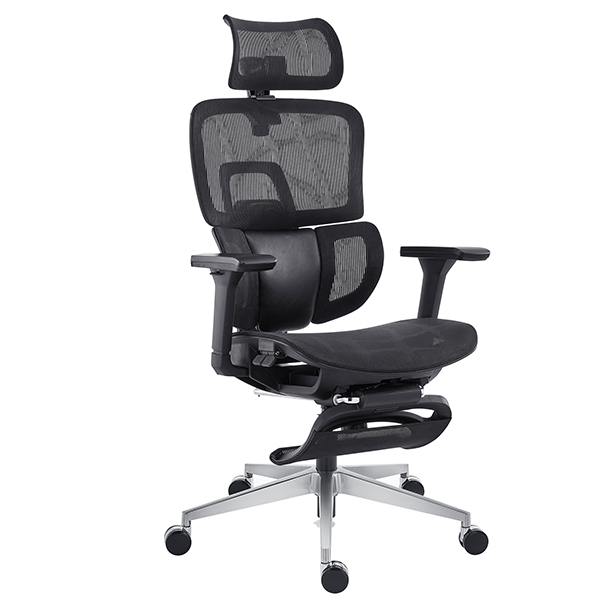 Seduta ergonomica - con braccioli regolabili - nero - Unisit